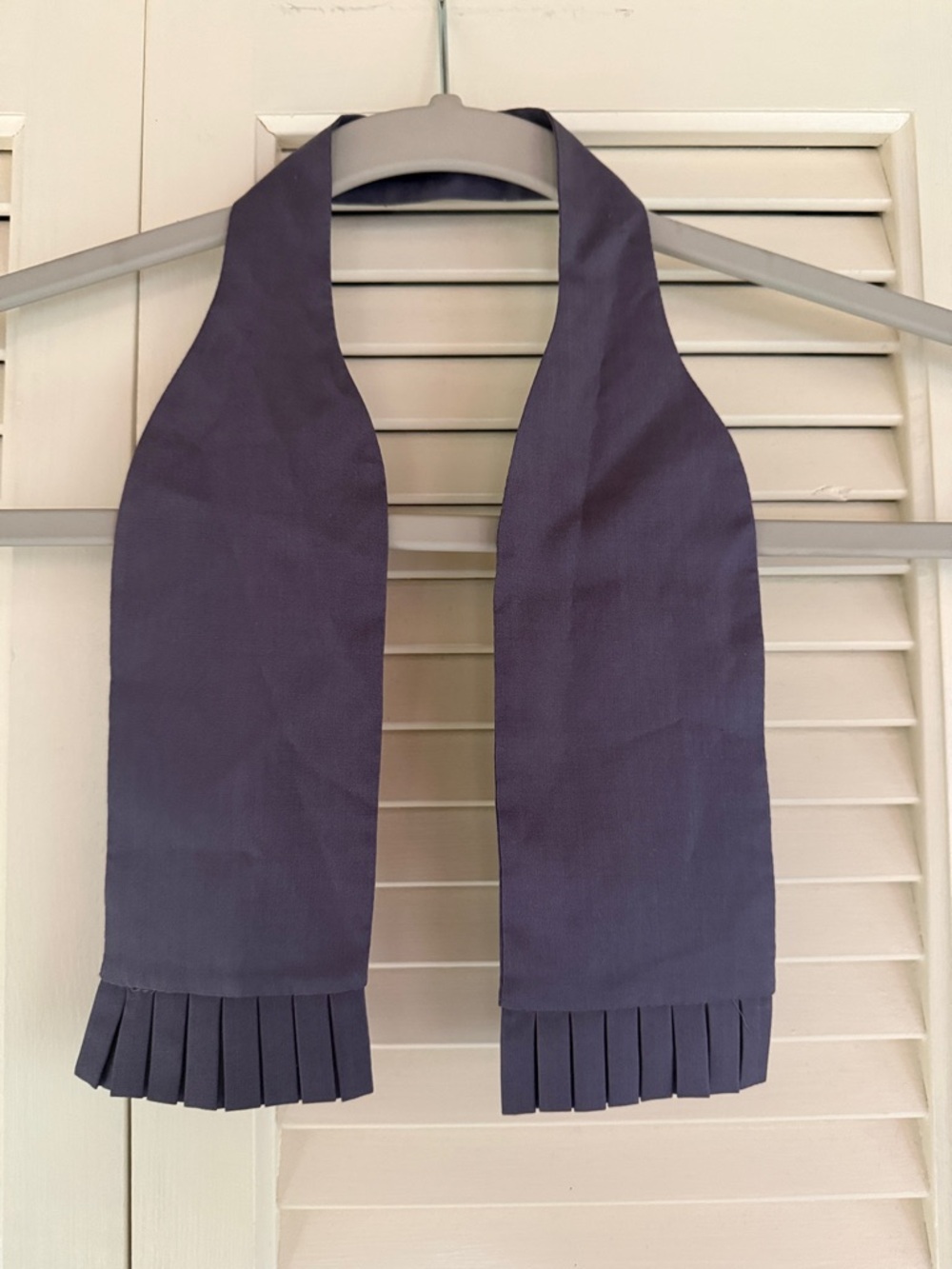 Ginnie Johansen Silk Scarf/Bow tie Strip in Periwinkle